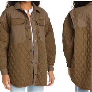 Frame Oversized shirt jacket.